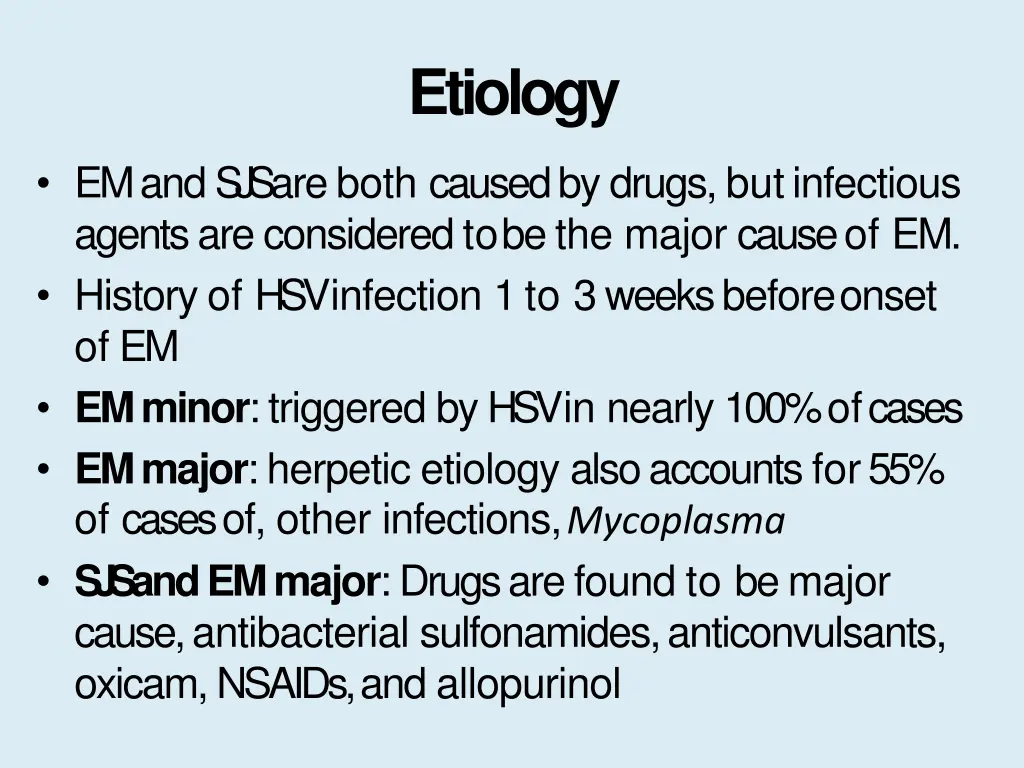 etiology