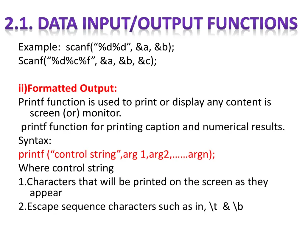 2 1 data input output functions 1