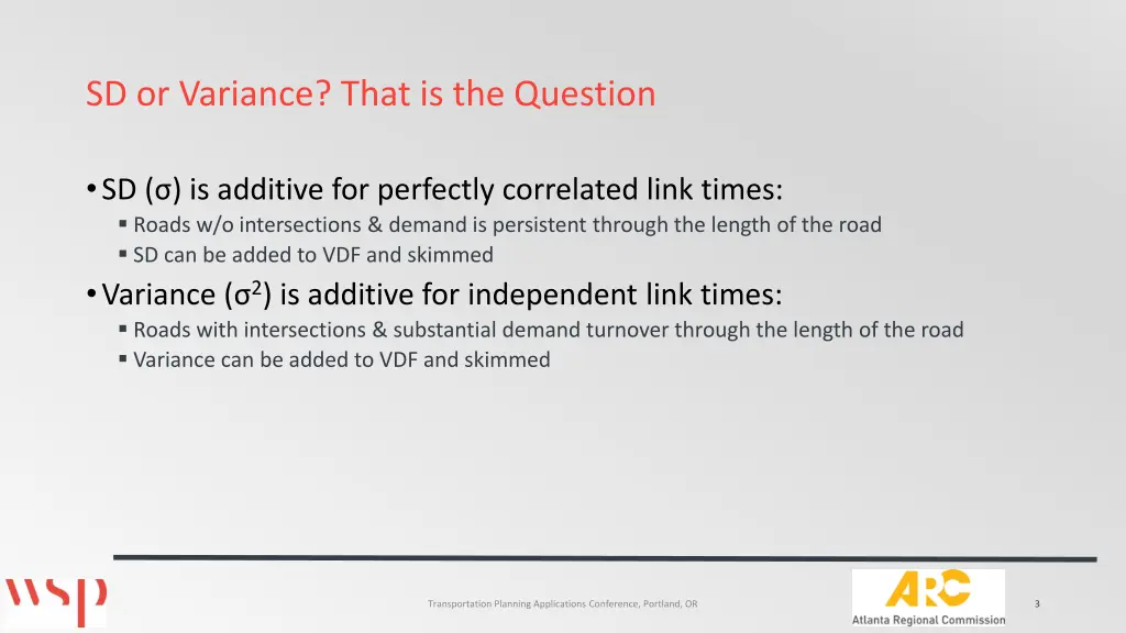 sd or variance that is the question
