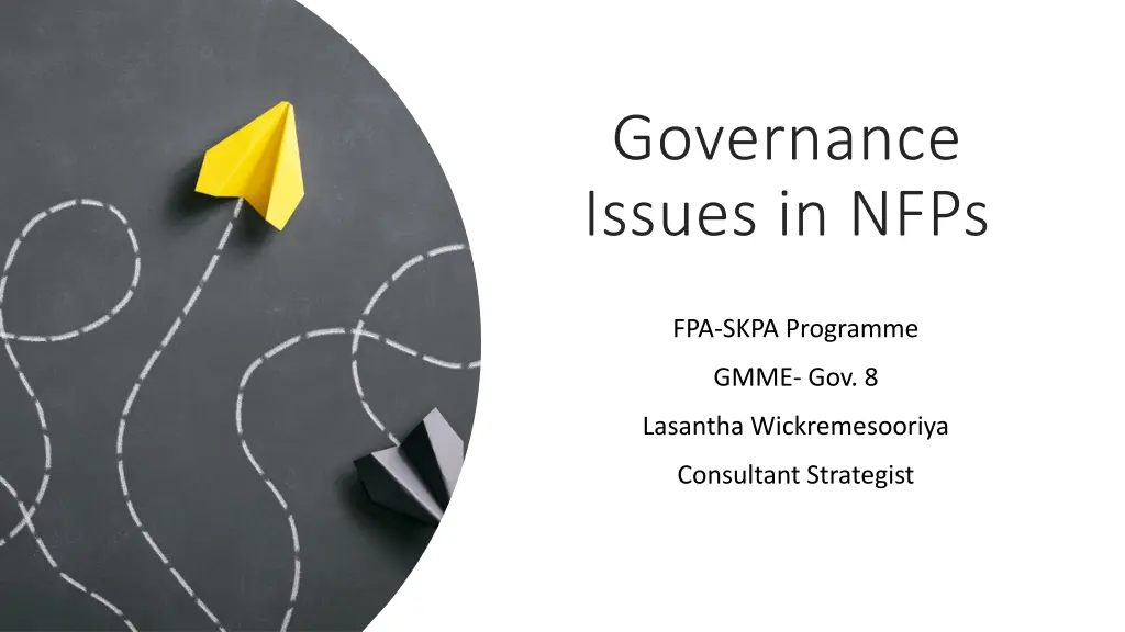 governance issues in nfps