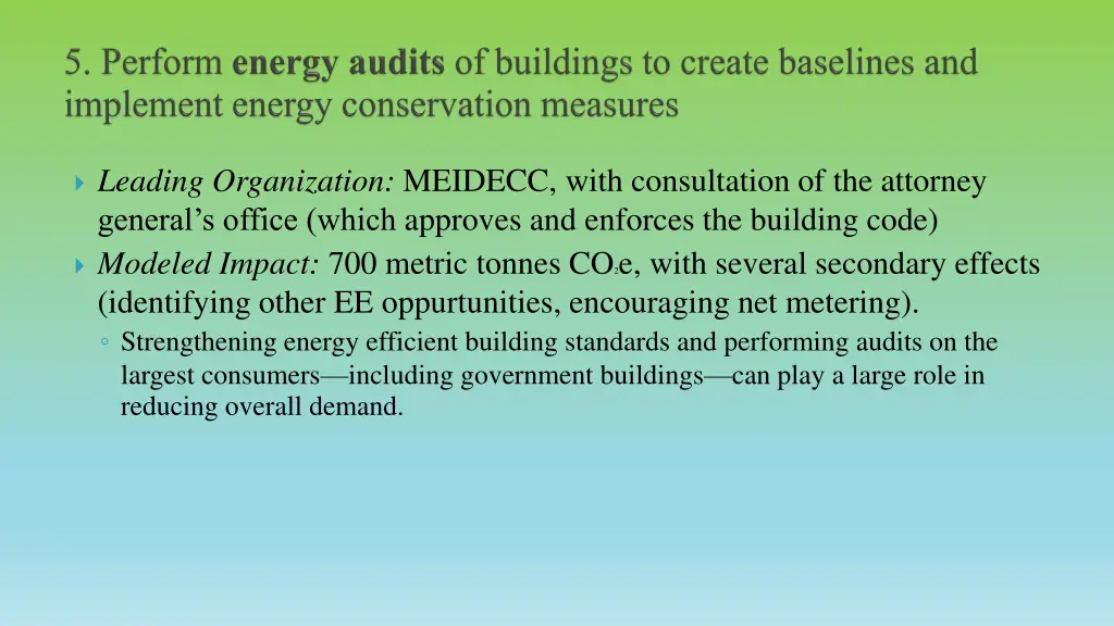 leading organization meidecc with consultation