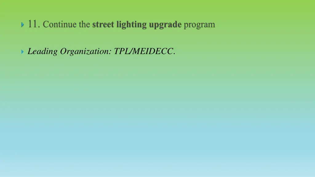 leading organization tpl meidecc
