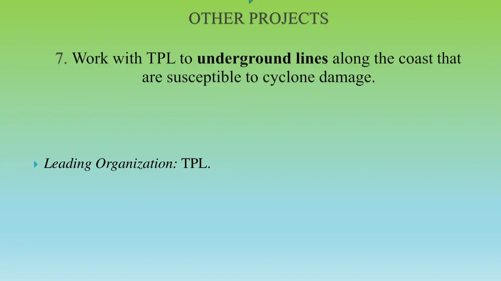 leading organization tpl