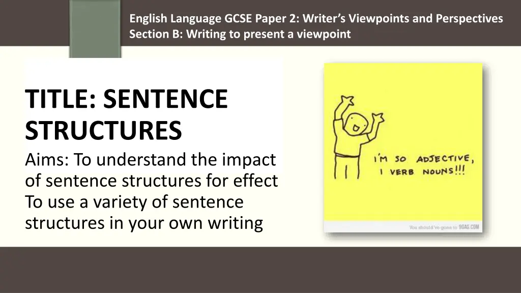 english language gcse paper 2 writer s viewpoints