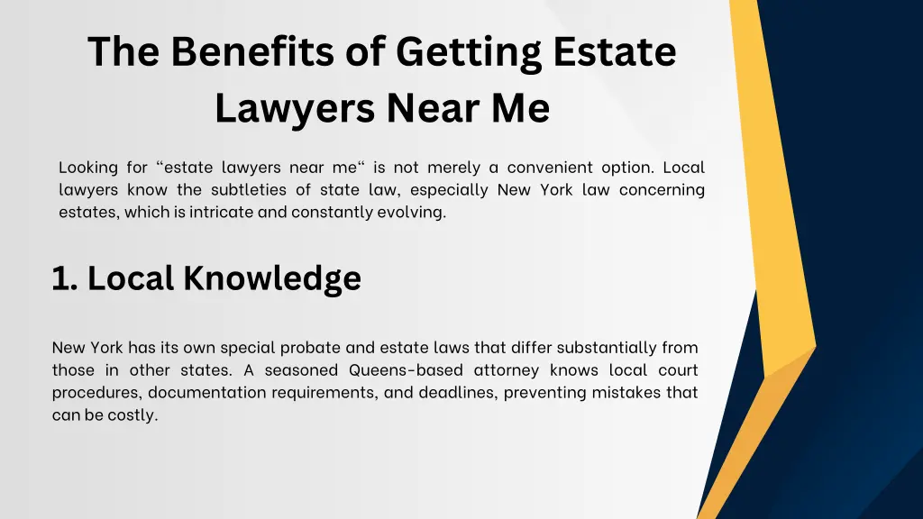 the benefits of getting estate lawyers near me