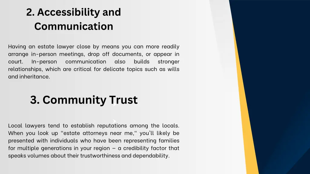 2 accessibility and communication
