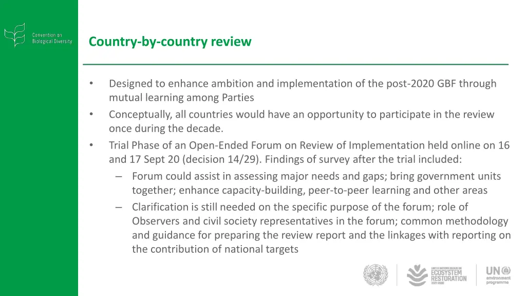 country by country review