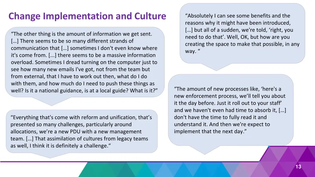 change implementation and culture