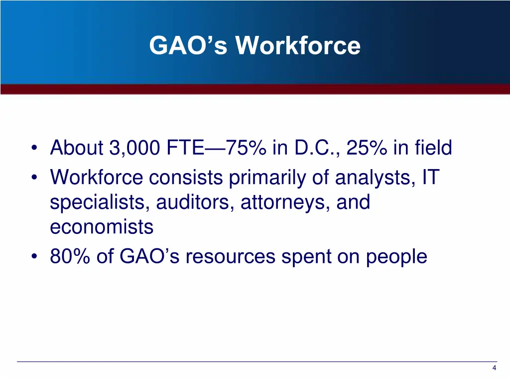 gao s workforce