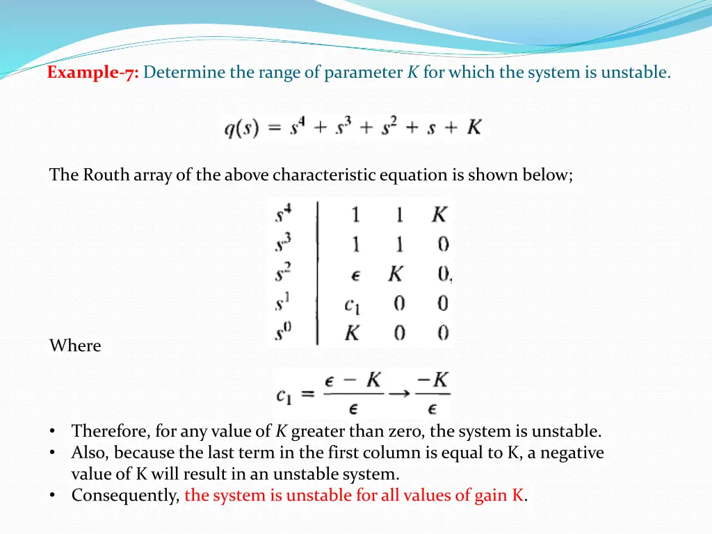 example 7 determine the range of parameter