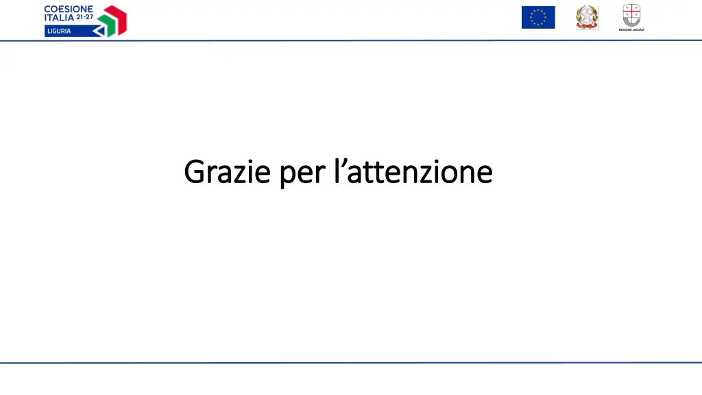 grazie per l attenzione grazie per l attenzione