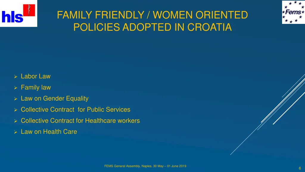 family friendly women oriented policies adopted