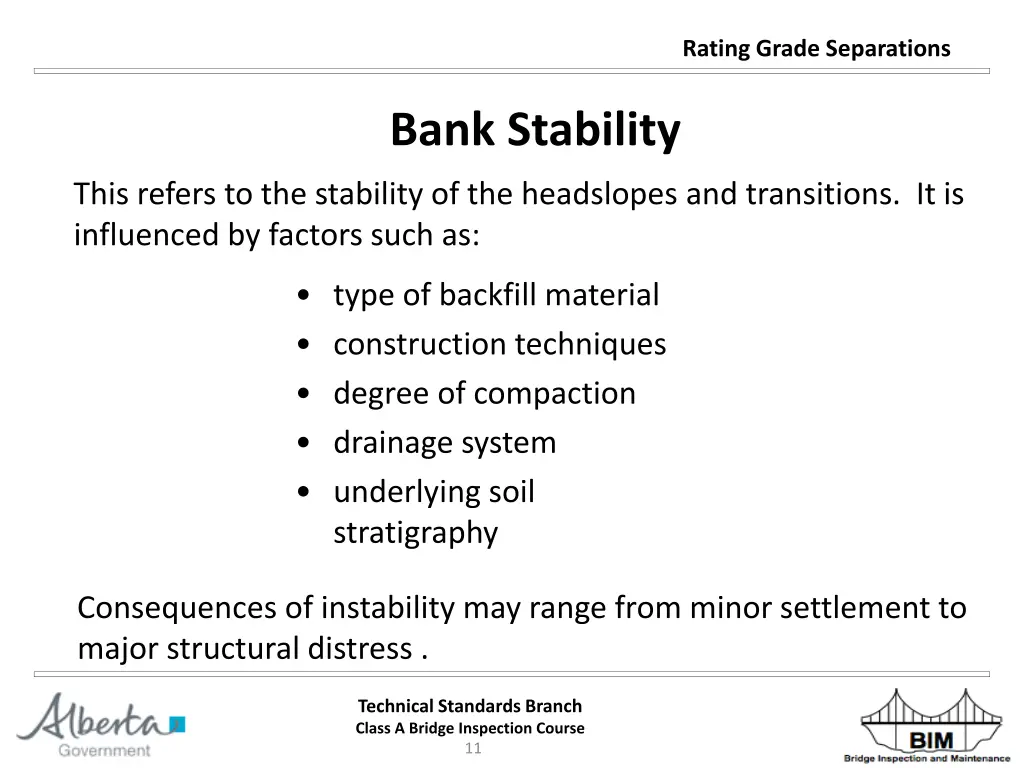 rating grade separations 10
