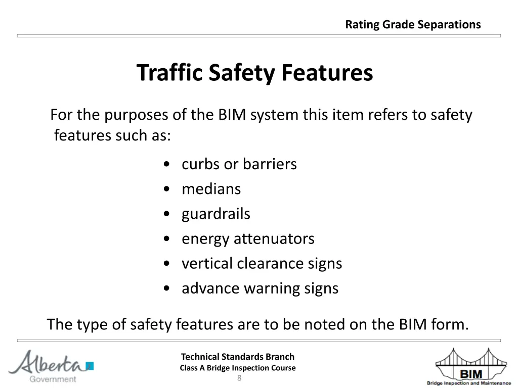 rating grade separations 7