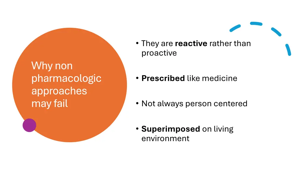they are reactive rather than proactive