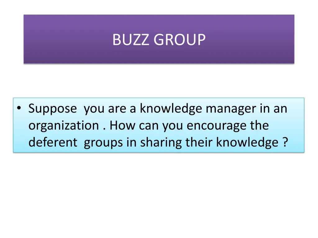 buzz group 1