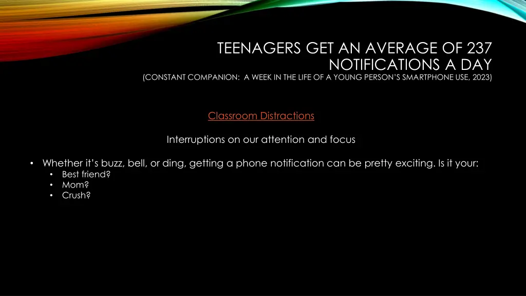 teenagers get an average of 237 notifications