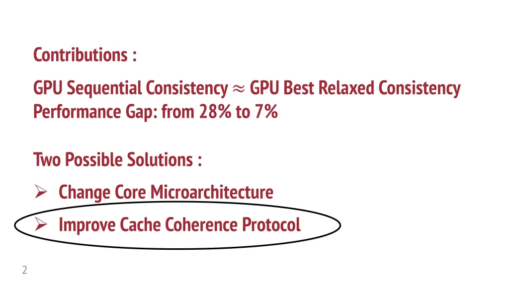 contributions gpu sequential consistency gpu best