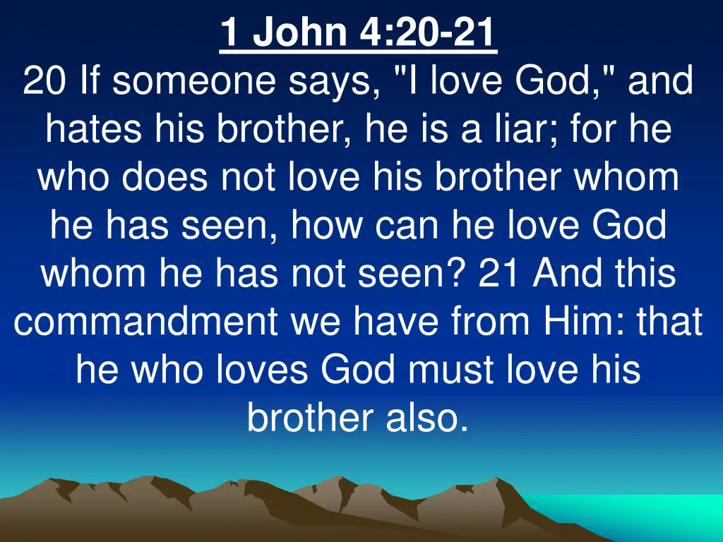 1 john 4 20 21