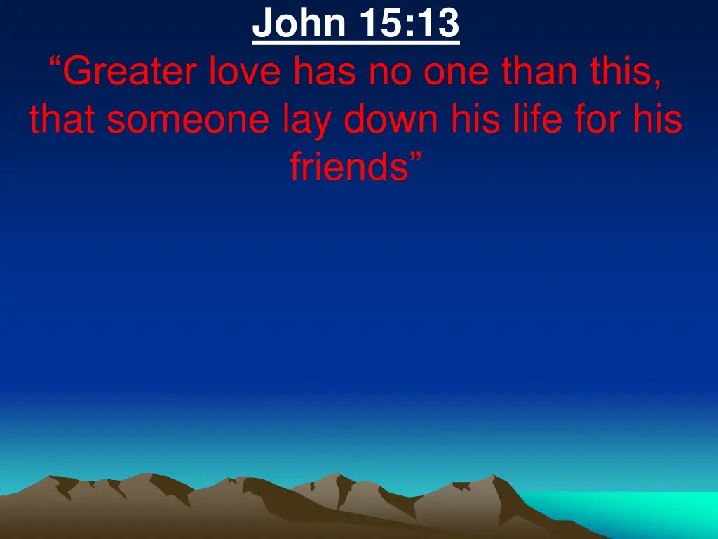 john 15 13