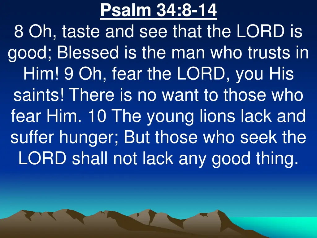 psalm 34 8 14