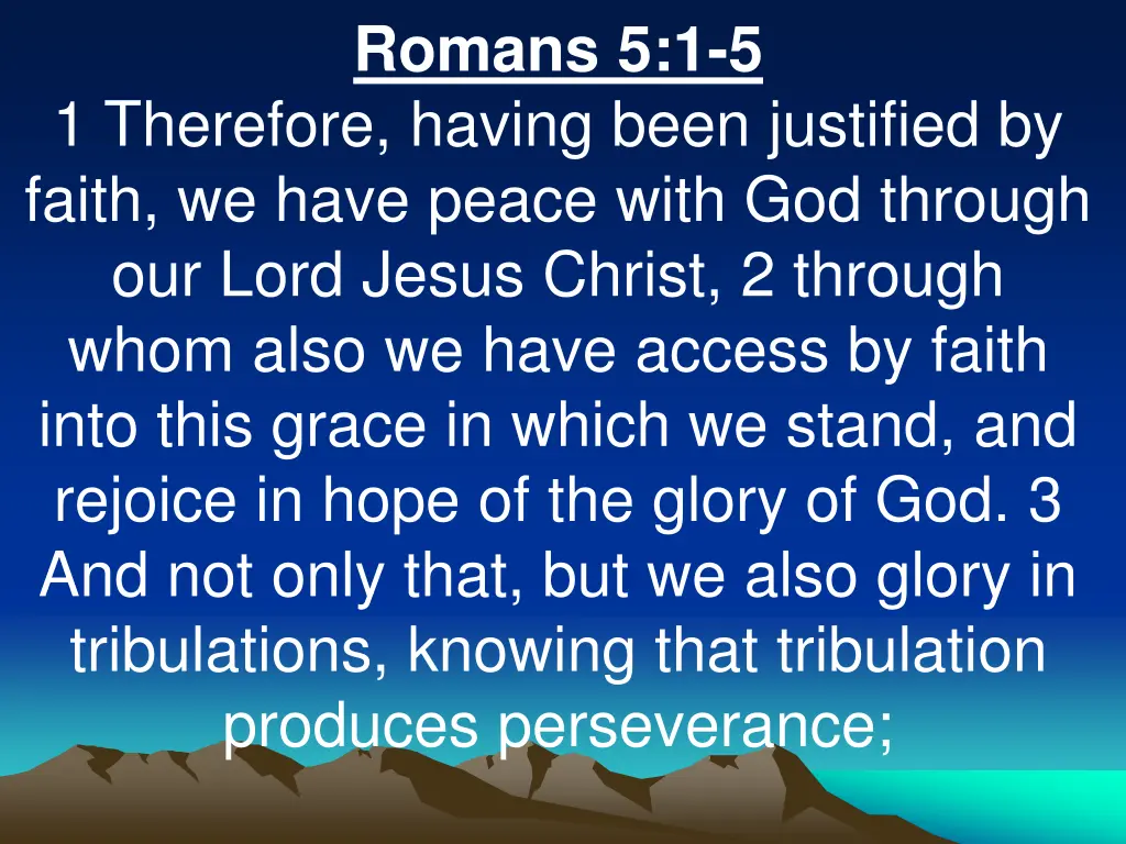 romans 5 1 5
