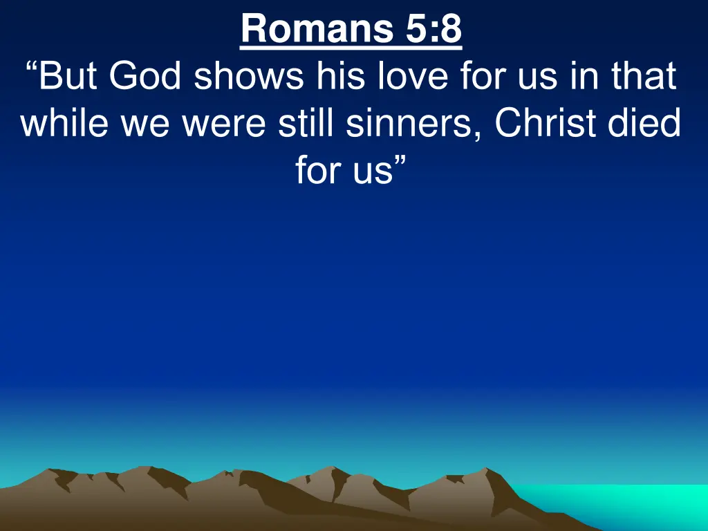romans 5 8