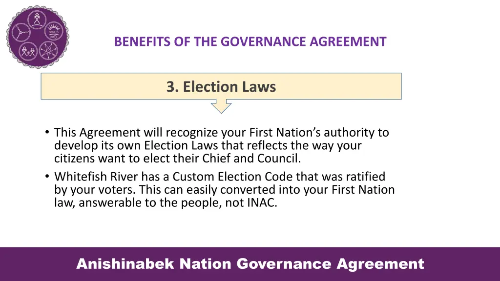 benefits of the governance agreement 2