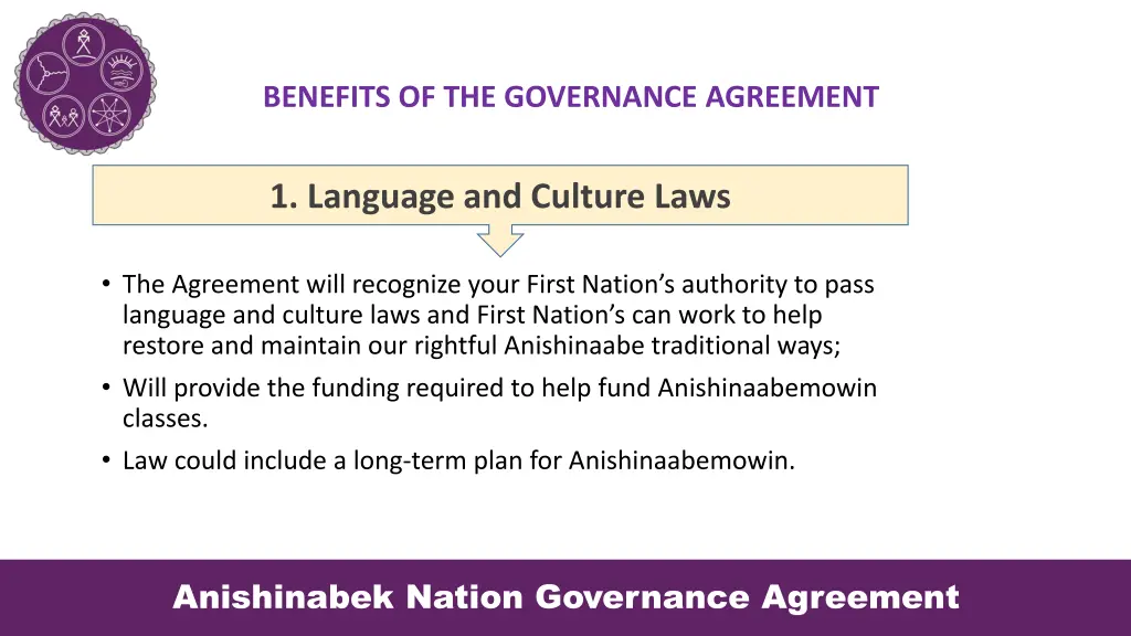 benefits of the governance agreement