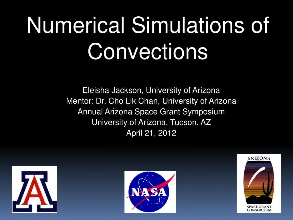 numerical simulations of convections