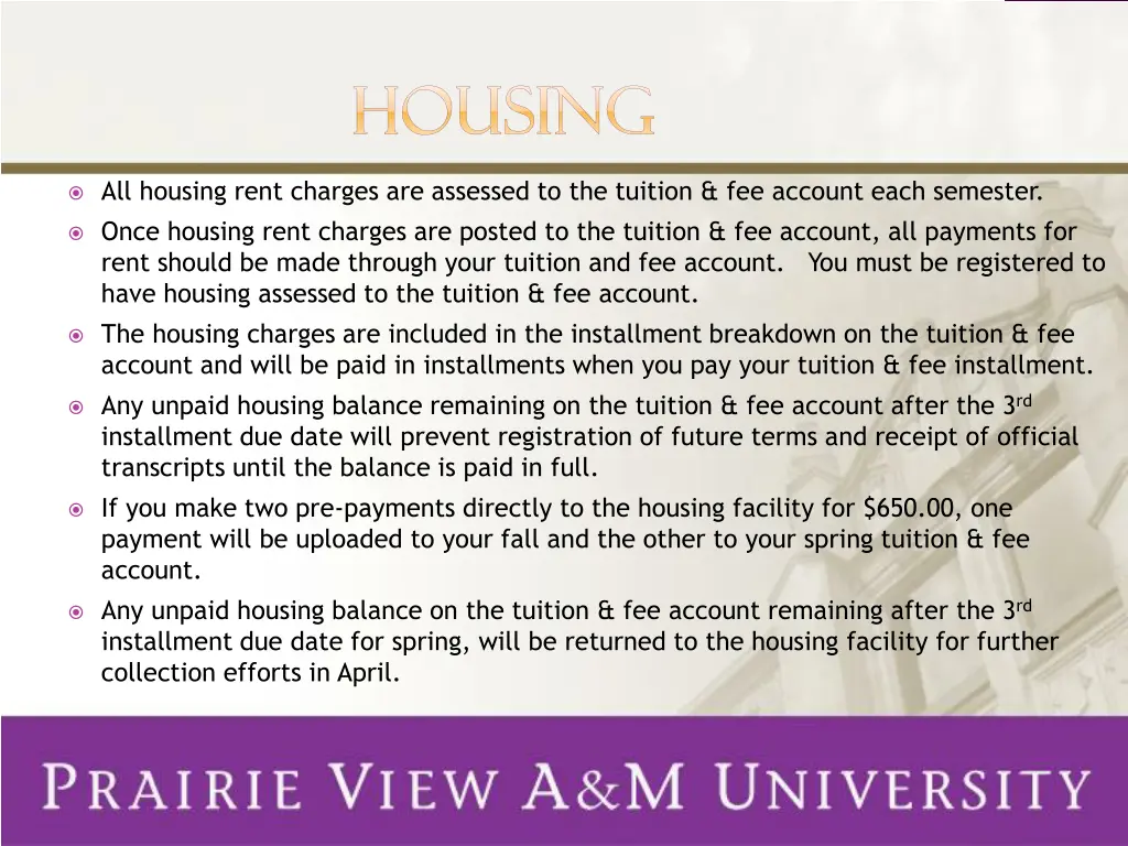 housing housing