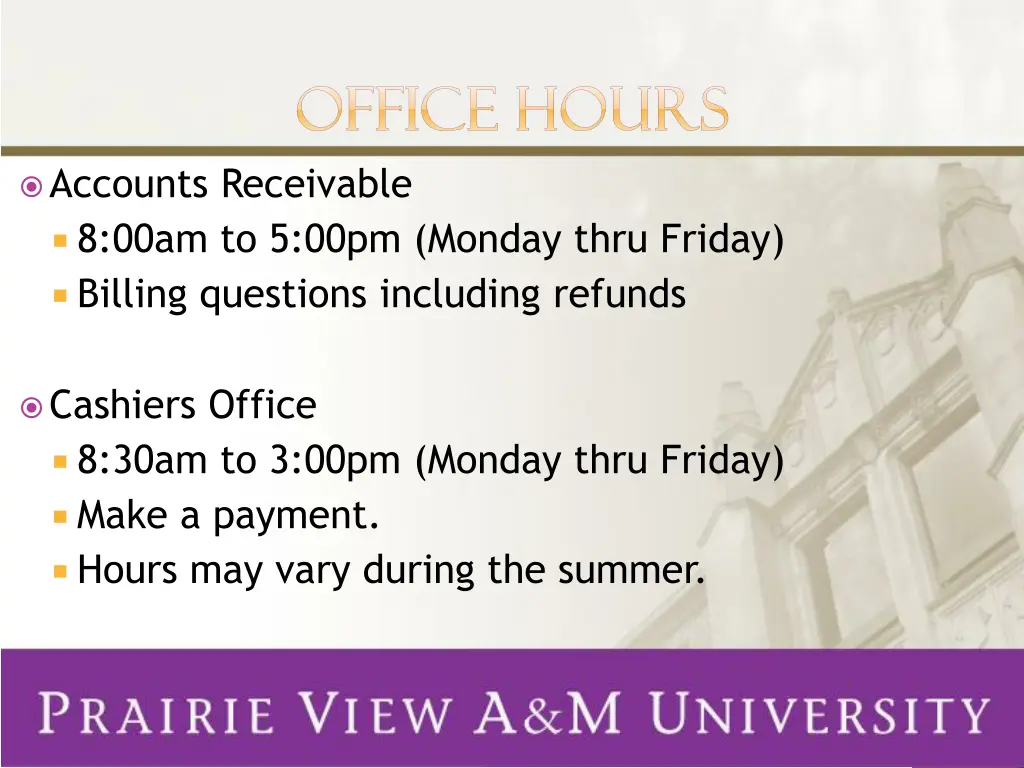 office hours office hours