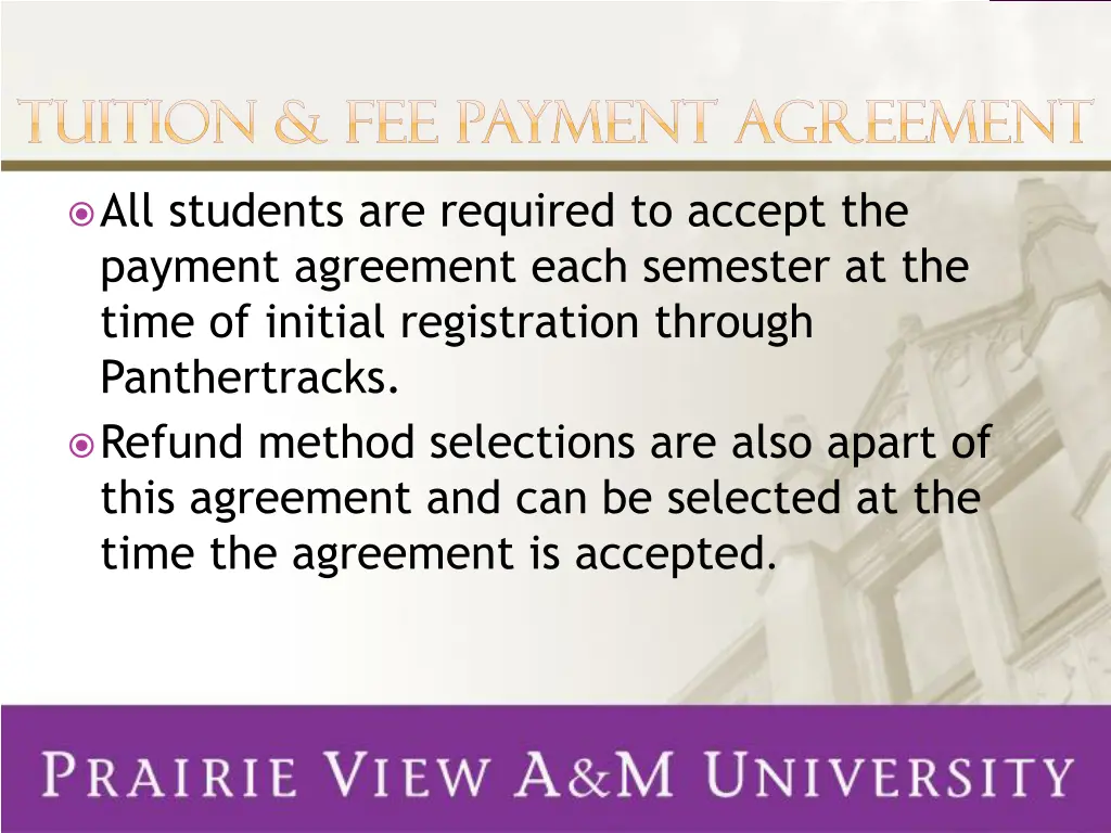 tuition fee tuition fee payment agreement payment