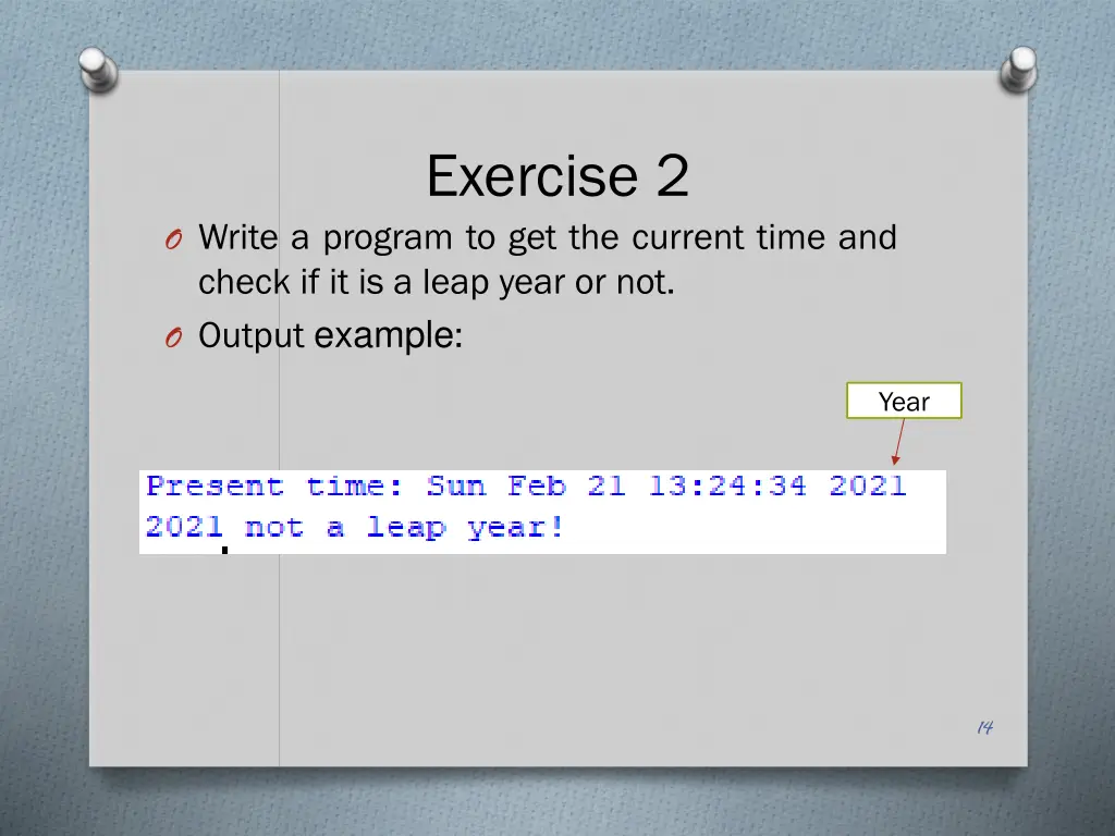 exercise 2