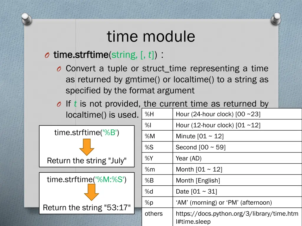 time module 3