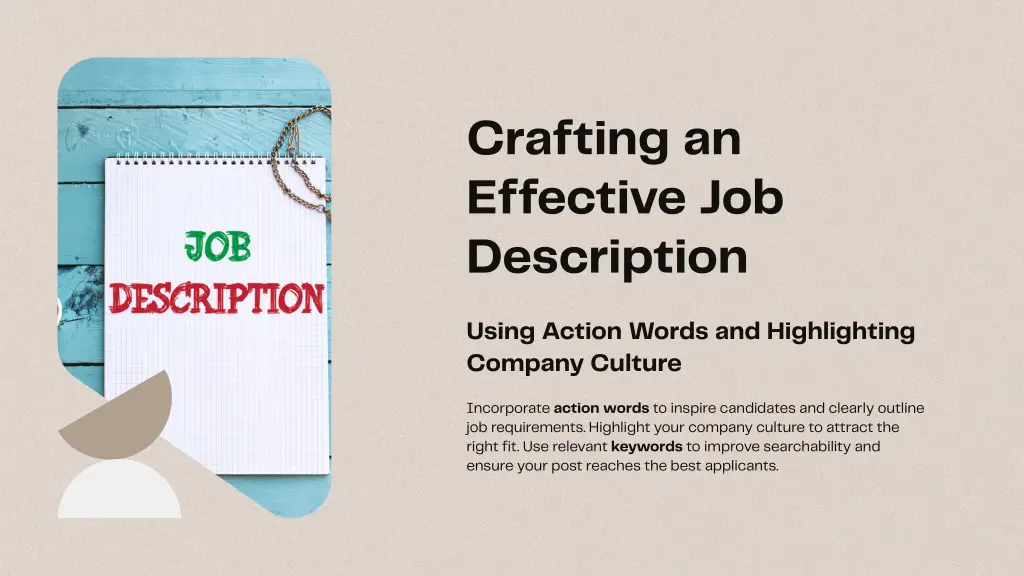 crafting an effective job description