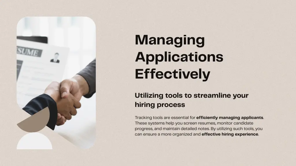 managing applications effectively