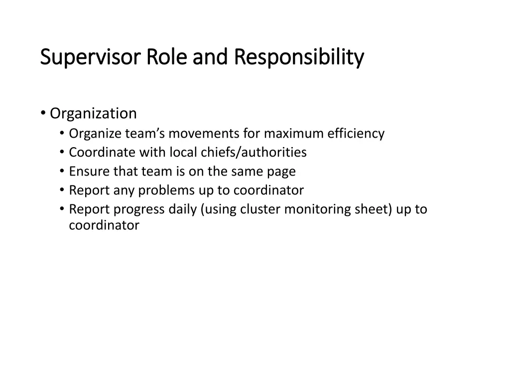 supervisor role and responsibility supervisor 2