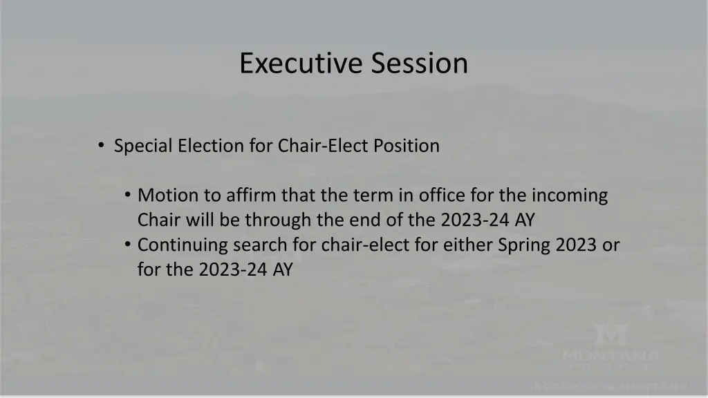 executive session 2