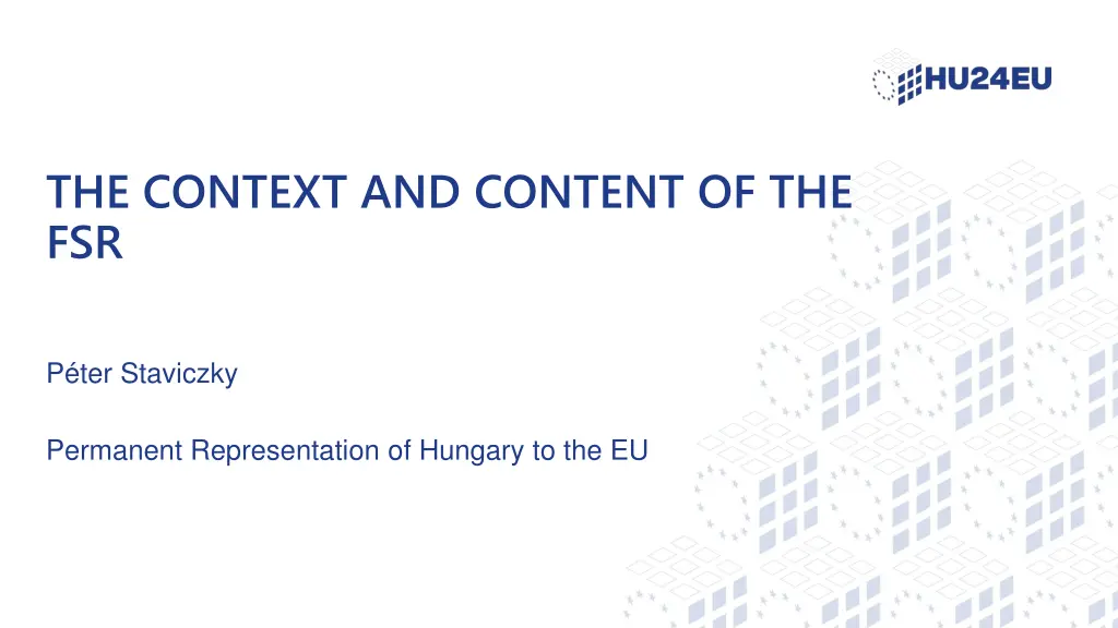 the context and content of the fsr