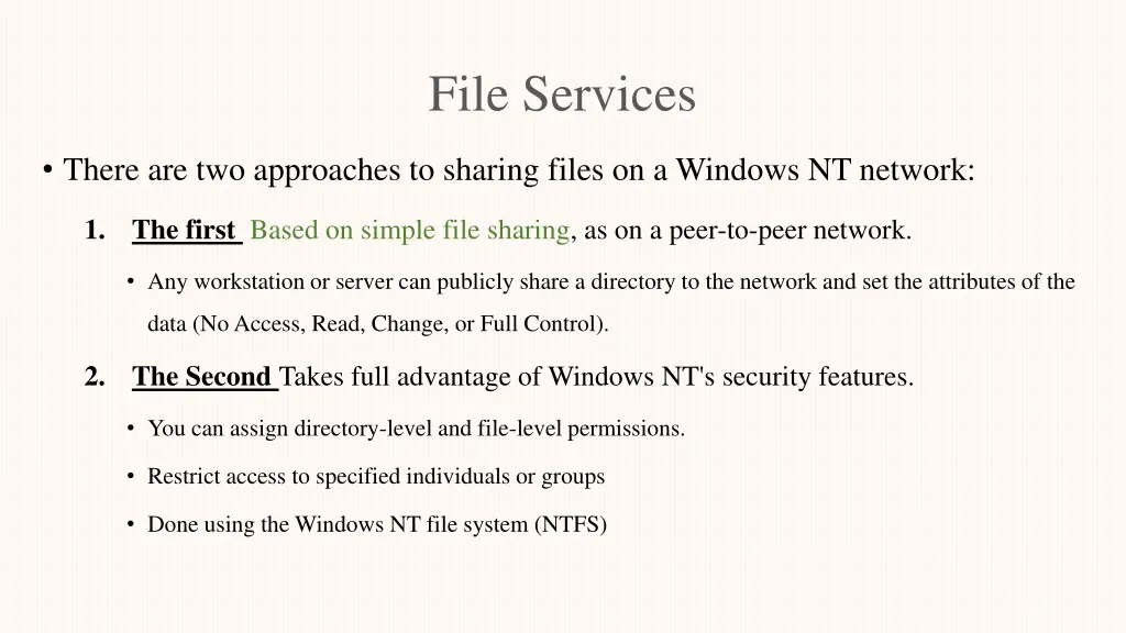 file services