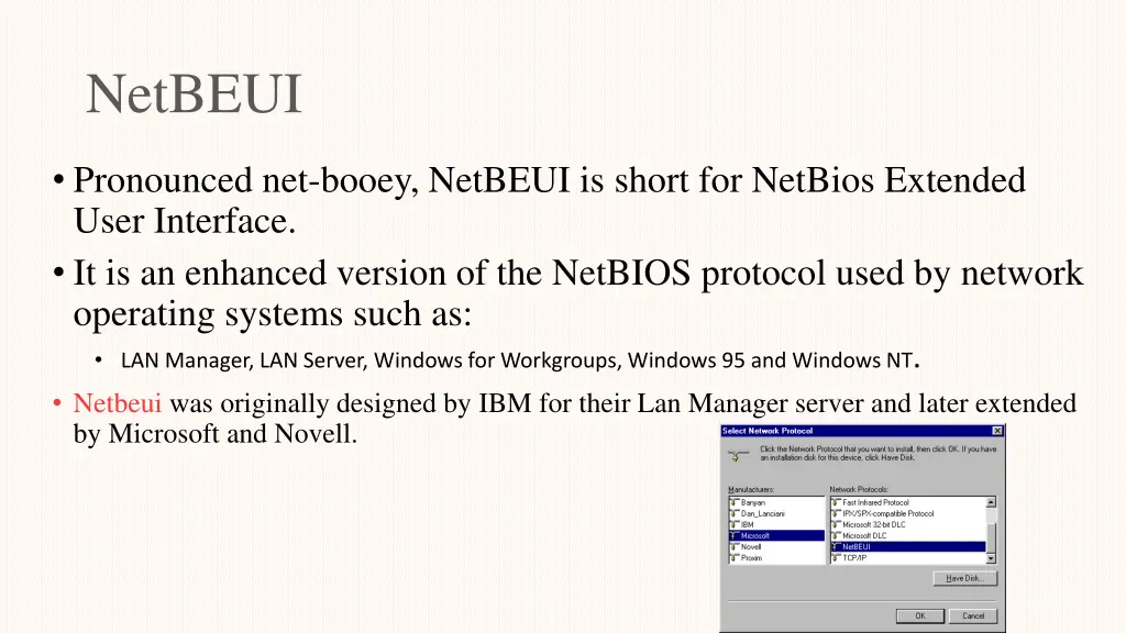 netbeui