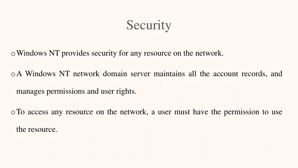 security
