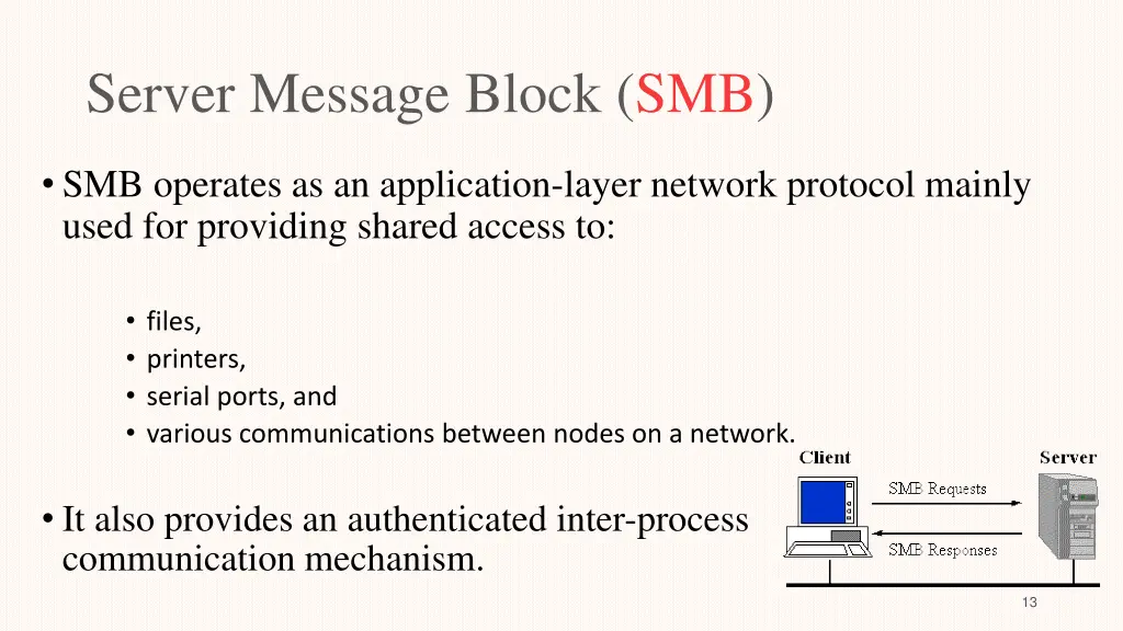 server message block smb