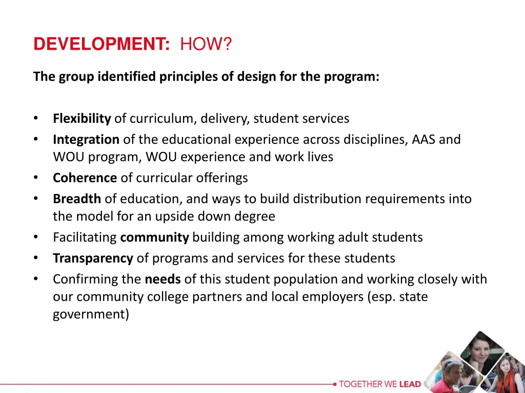development how 1
