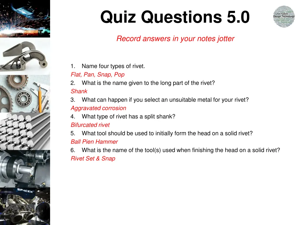quiz questions 5 0 1