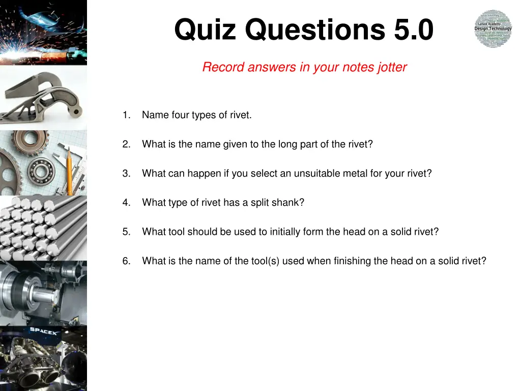 quiz questions 5 0