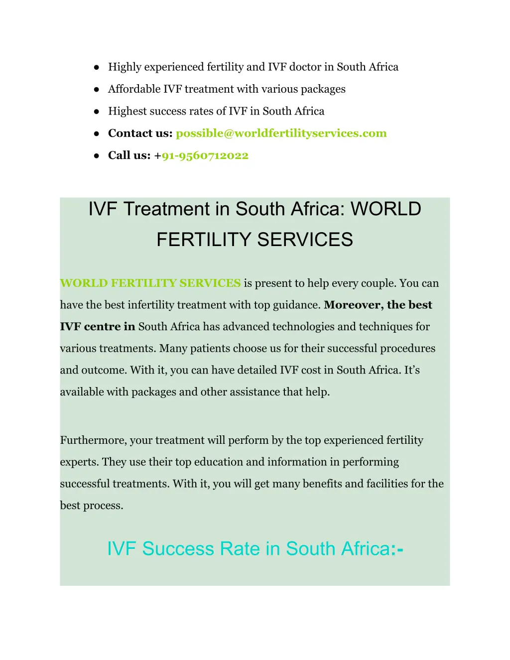 highly experienced fertility and ivf doctor