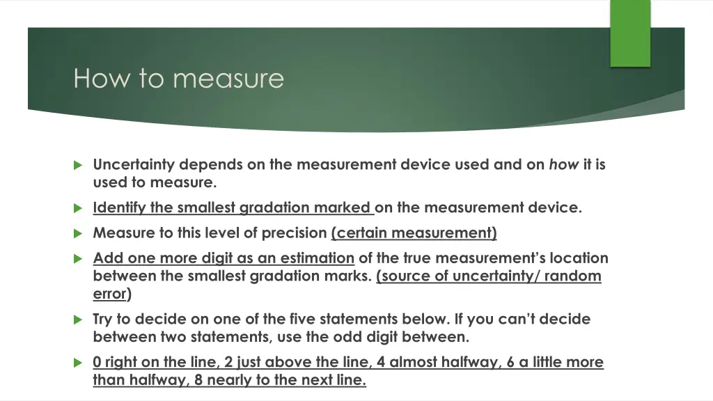how to measure