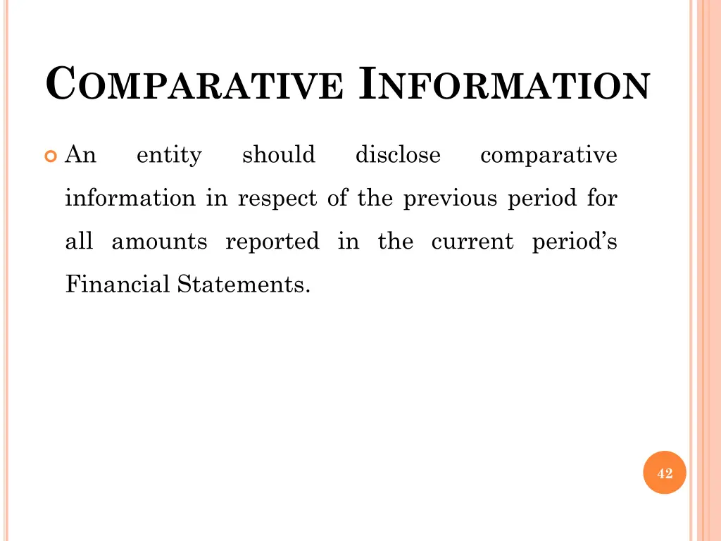 c omparative i nformation
